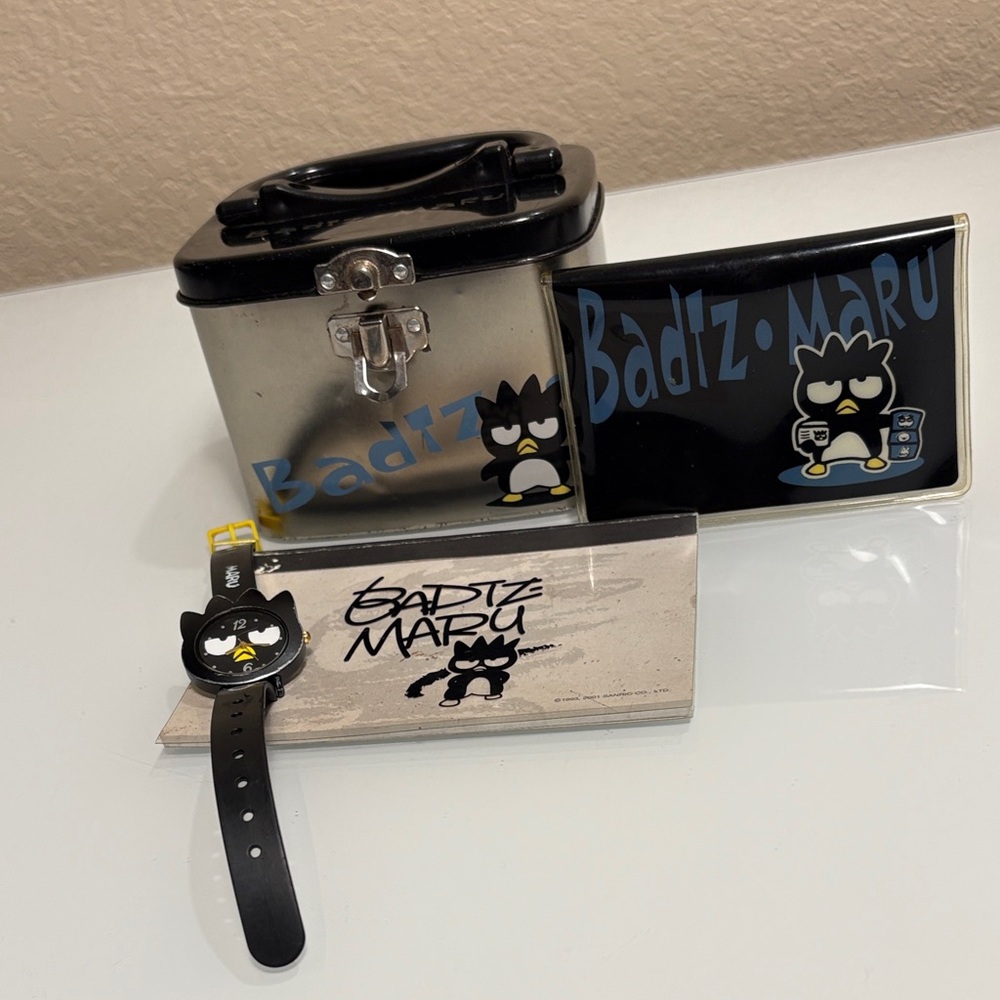 Sanrio Badtz-Maru Vintage Collector Set of 4 Hello Kitty and Friends